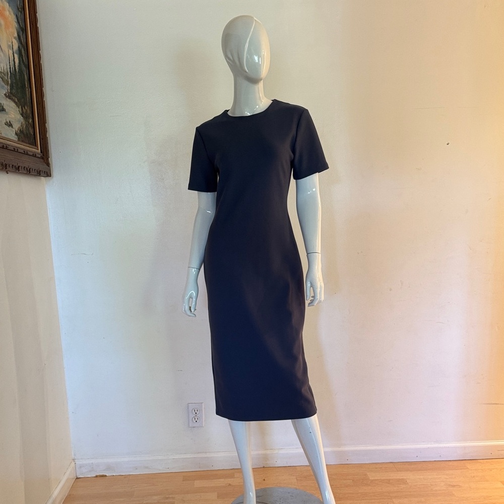 Zara Classic Navy Midi Dress